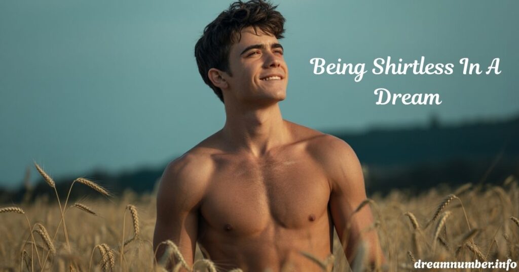 Being Shirtless In A Dream Meaning and Interpretation