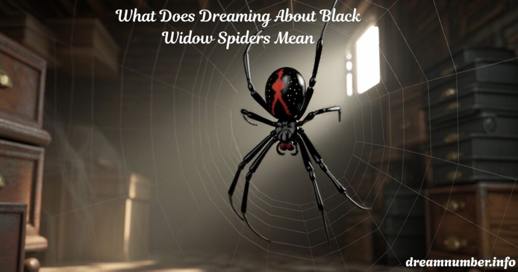 What Does Dreaming About Black Widow Spiders Mean?