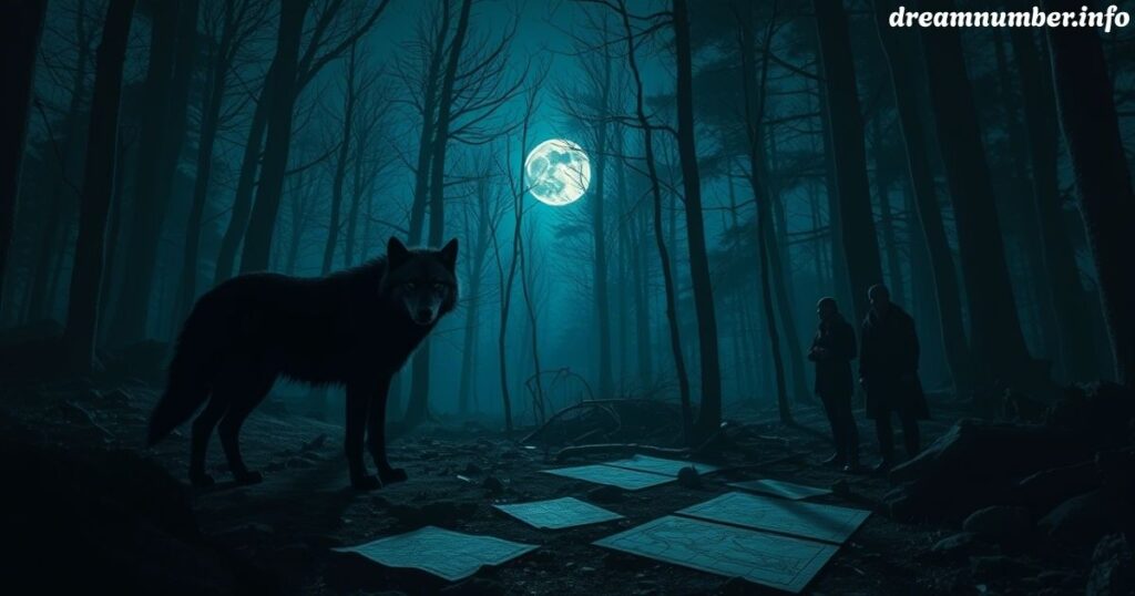 Black Wolf Attack Dream