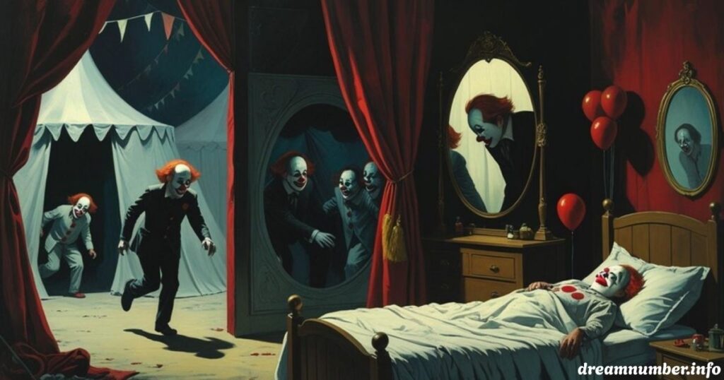 Common Scenarios in Dreams About Clowns Attacking You