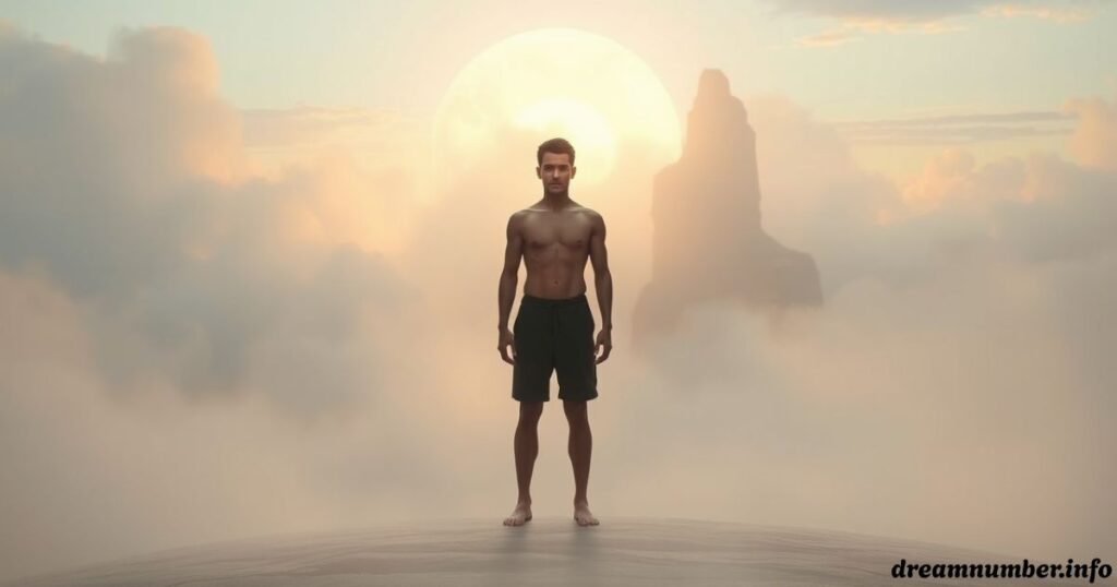 Common Themes in being shirtless in a dream meaning