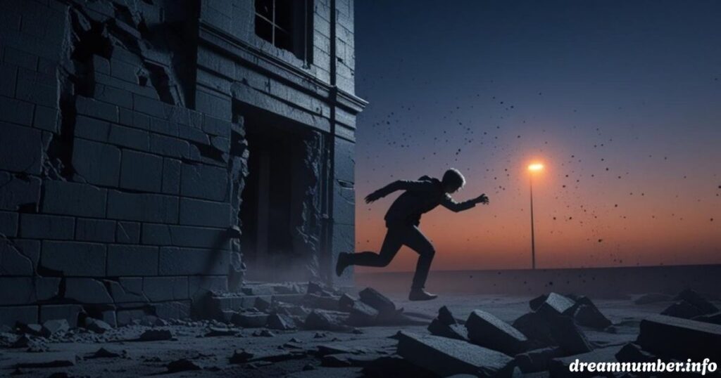 Escaping from a Disintegrating Building
