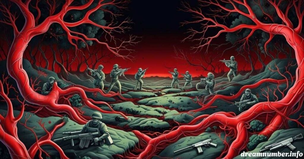 The Physiology of meaning of dream about war
