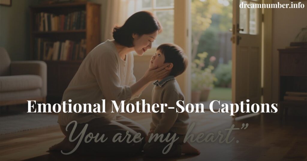 190+ Emotional Mother-Son Captions That Will Make You Smile in 2025