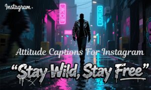 Attitude Captions For Instagram