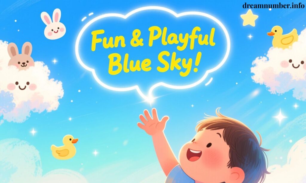 Fun & Playful Blue Sky Captions