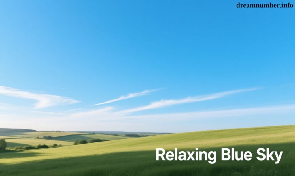 Relaxing Blue Sky Captions